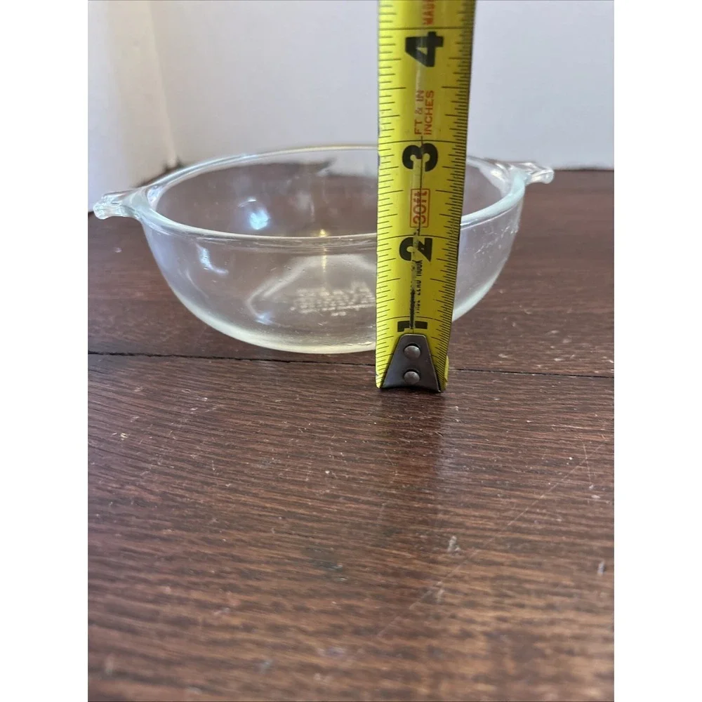 VINTAGE Pyrex 019 Clear 600ml/20oz Glass‎ Mini Casserole Dish No Lid
